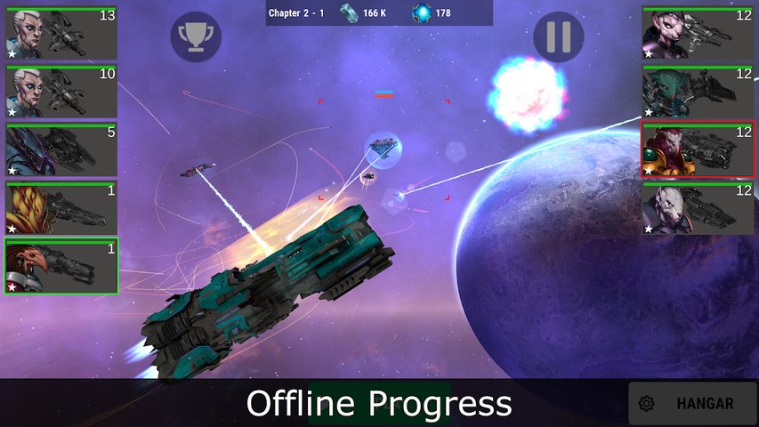 Screenshot 3: Stellar Wind Idle