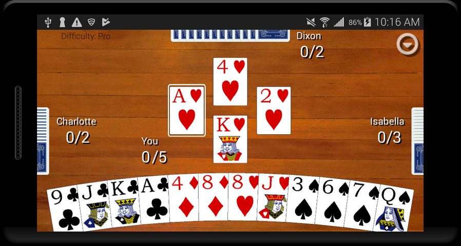 Screenshot 1: Spades Card Classic