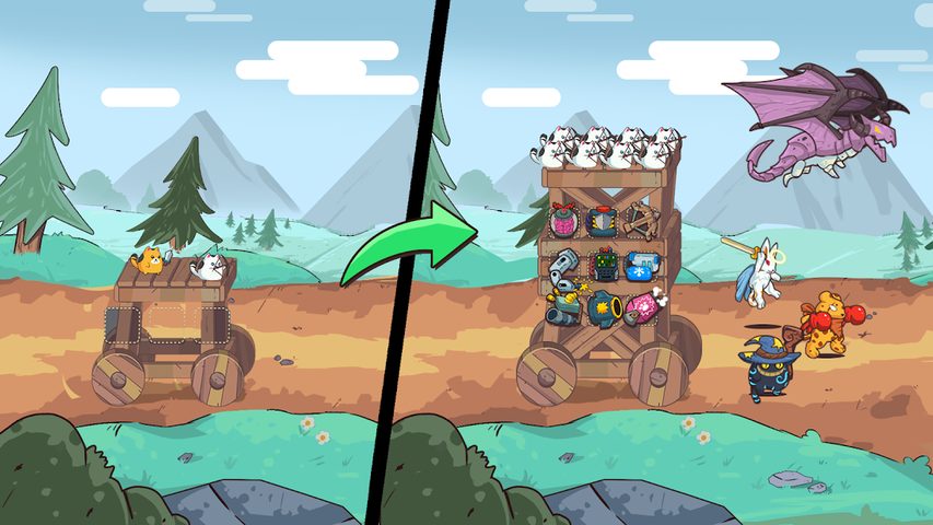 Screenshot 11: CatnRobot Idle TD: Battle Cat