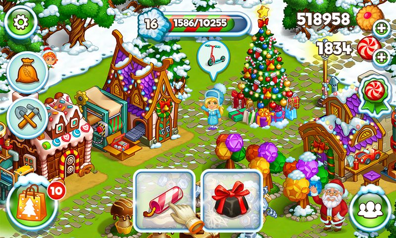 Screenshot 15: Farm Snow - Santa family story