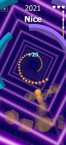 Screenshot 3: Dancing Color: Smash Circles
