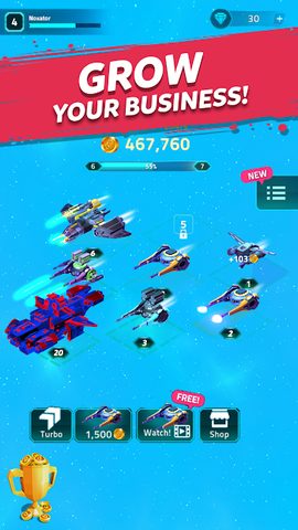 Screenshot 3: Merge Space Ships: Cyber Merge