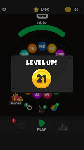 Screenshot 4: Roll Merge 3D - 2048 Puzzle