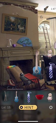 Screenshot 1: Hidden Objects: Puzzle Quest