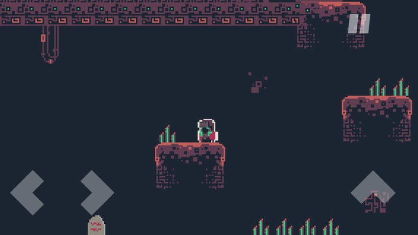 Screenshot 1: DERE EVIL EXE: Meta Horror Pixel Platformer