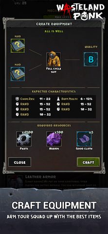Screenshot 4: Wasteland Punk: Survival RPG