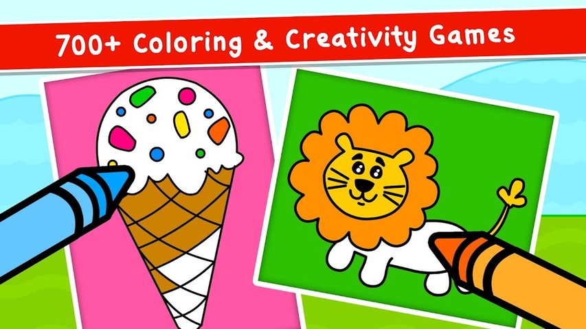 Screenshot 2: Coloring Games for Kids - Drawing & Color Book