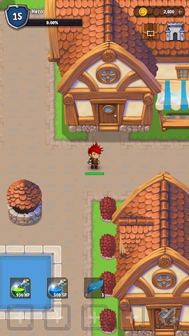 Screenshot 3: The Walking Hero (Auto Battle Idle RPG MMO Game)