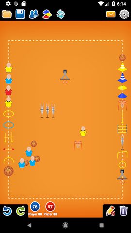 Screenshot 2: Coach Tactic Board: Basketball