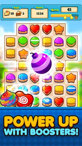 Screenshot 3: Cupcake Match 3 Games No Wifi