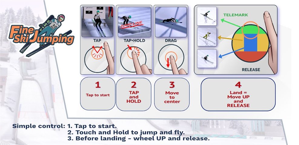 Screenshot 2: Fine Ski Jumping