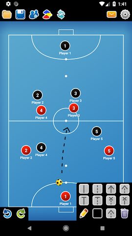 Screenshot 1: Coach Tactic Board: Futsal