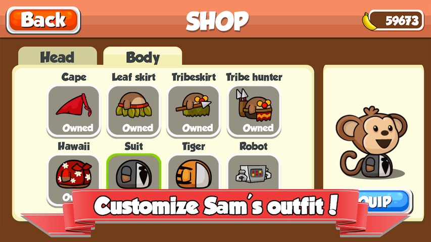 Screenshot 2: Survival Sam - Monkey Jump