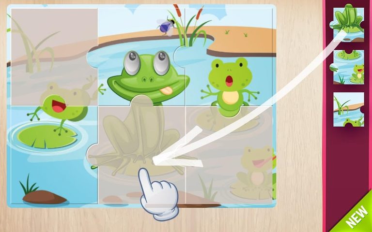 Screenshot 12: Animals Puzzle for Kids 🦁🐰🐬🐮🐶🐵
