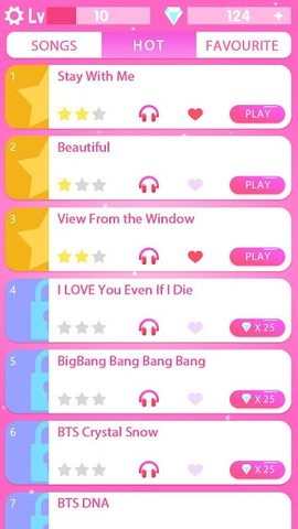 Screenshot 1: Kpop Piano Game: Color Tiles
