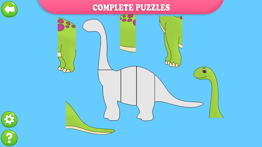 Screenshot 4: Dinosaur Puzzles for Kids