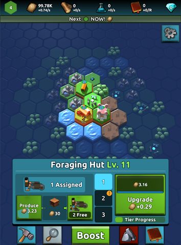 Screenshot 1: Idle Kingdom Clicker