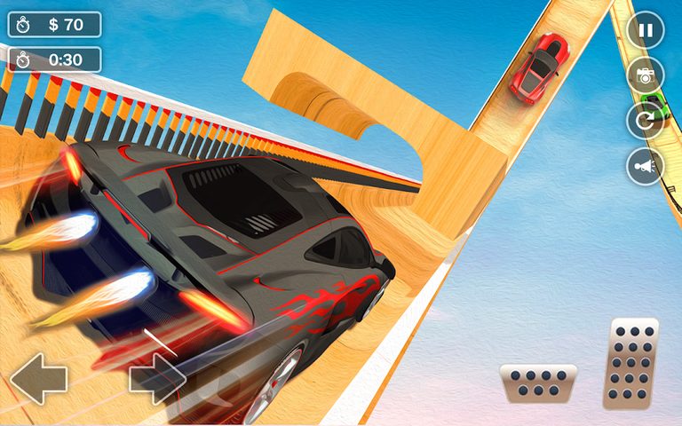 Screenshot 4: Crazy Car Stunts - Mega Ramp