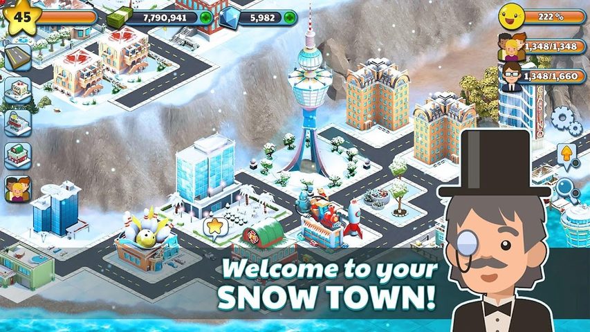 Screenshot 2: Snow Town - Ice Village World: Winter City