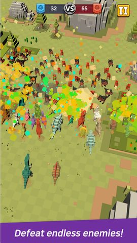 Screenshot 2: Dino Warfare : Rush! Dino Army