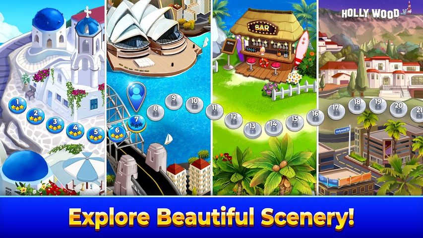 Screenshot 2: Solitaire TriPeaks: Grand Tour