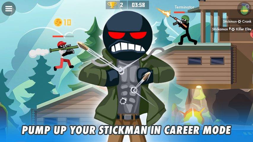 Screenshot 7: Stickman Combats: Multiplayer Stick Battle Shooter