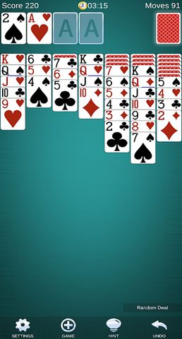 Screenshot 2: Classic Solitaire - Spider TriPeaks Solitaire