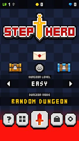 Screenshot 1: Step Hero