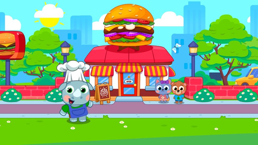 Screenshot 1: Burger Cafe