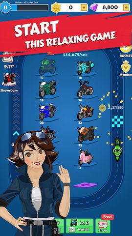 Screenshot 17: Merge Bike game Idle Tycoon