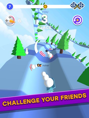 Screenshot 8: Snowman Race 3D PRO