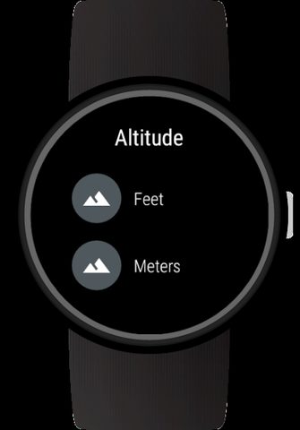 Screenshot 5: Altimeter for Wear OS (Android Wear)