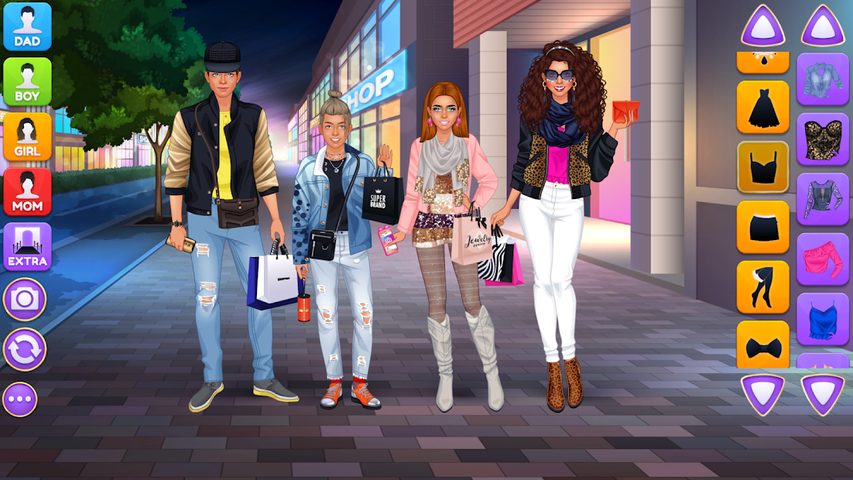 Screenshot 5: Superstar Family Dress Up Game