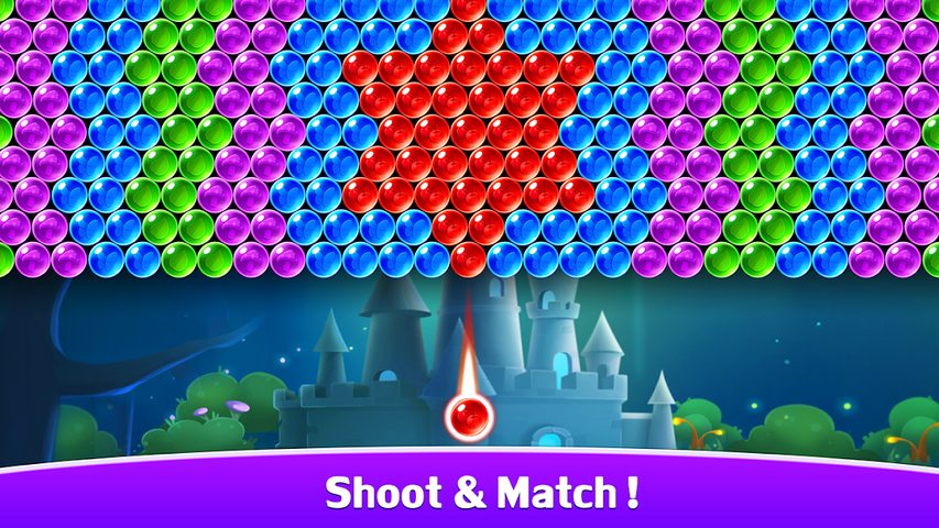 Screenshot 1: Bubble Shooter Legend