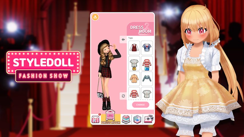 Screenshot 7: Girl-Styledoll Fashion Show - 3D Avatar maker