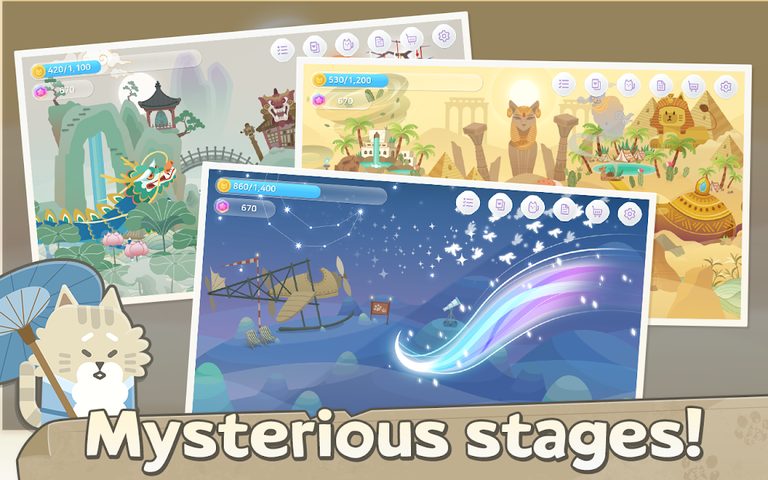 Screenshot 3: Solitaire Cat Islands-TriPeaks
