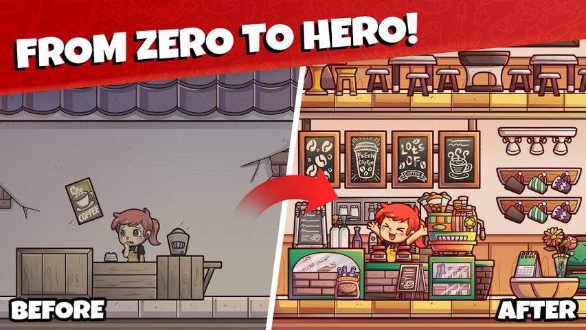 Screenshot 2: Own Coffee Shop: Idle Tap Game