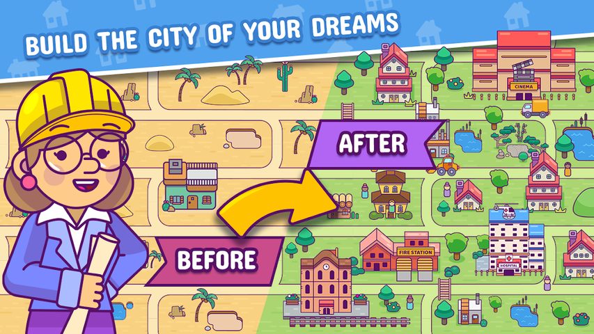 Screenshot 1: Puzzle Town - Tangram Puzzle C