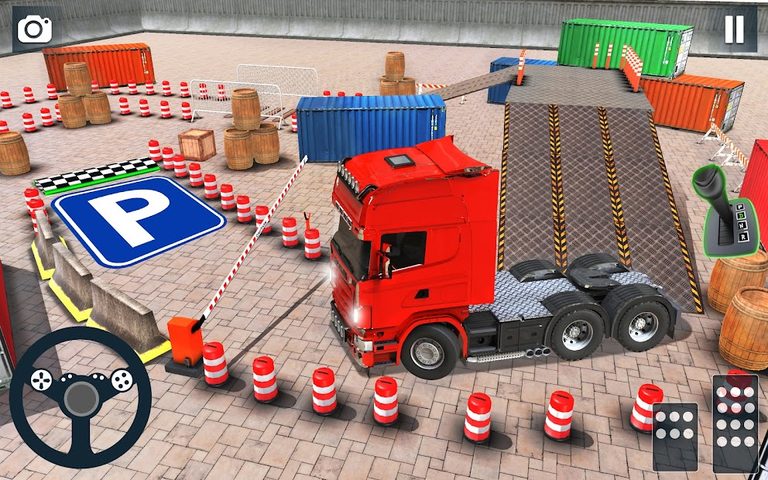 Screenshot 1: New Truck Parking 2020: Hard PvP Car Parking Games