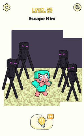 Screenshot 1: Stickman Craft - Brain Puzzle Games