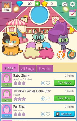 Screenshot 21: Piano Cat Tiles - Room Design