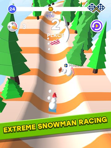 Screenshot 10: Snowman Race 3D PRO