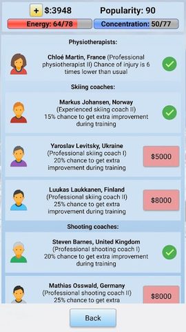 Screenshot 4: Biathlon Manager 2020