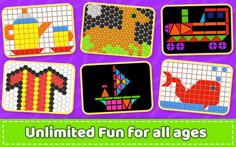 Screenshot 7: Mosaic Puzzles Art Game - Block Beads & Hex Puzzle