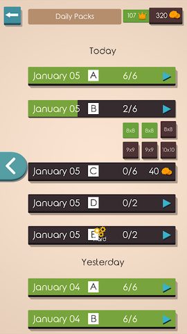 Screenshot 5: Tents and Trees Puzzles