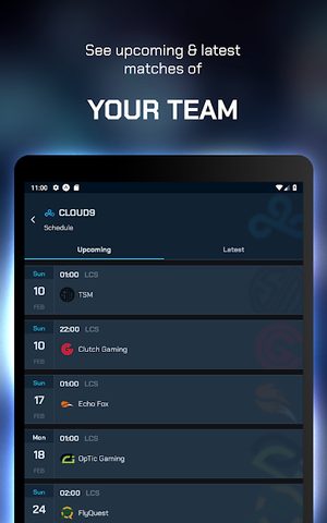 Screenshot 15: ParaScore - LoL Schedule, Scores, Standings, Stats