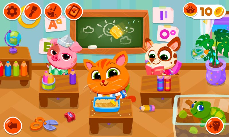 Screenshot 1: Bubbu School - My Virtual Pets