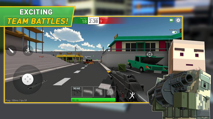 Screenshot 1: Pixel Arena