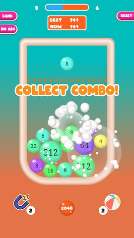 Screenshot 2: 2048 Merge Balls