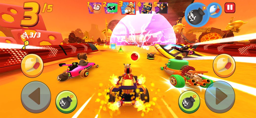 Screenshot 2: Starlit Kart Racing